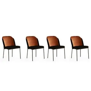 DR - 147 V4 Bronze
Black Chair Set (4 Pieces)