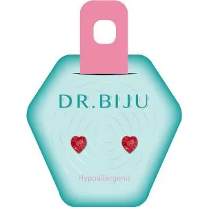 Dr.Biju minđuše 5.5mm crvene srce DHE55C227