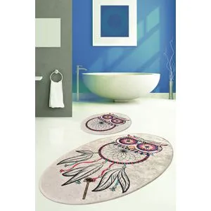 Dream Multicolor Bathmat Set (2 Pieces)