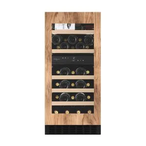 Dunavox vitrina za vino DAVG-32.80DOP.TO sa overlay panelom, 32 boce