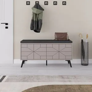Dune Bench - Light Mocha Light Mocha Shoe Cabinet
