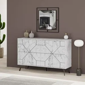Dune - Carrara White Console