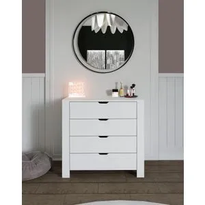 Duru 1600-31 - White White Dresser