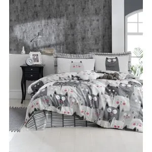 Duvarda Kediler - Grey White
Grey
Black King Quilt Cover Set (FR)