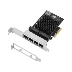 E-GREEN PCI-Express kontroler 4-port 2.5 Gigabit Ethernet (Realtek 8125B)