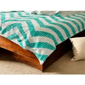 Ćebe 200x200cm Dva lica A15 Zelena boja