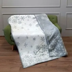 Ćebe Acrylic Plus 200X220 sp3823a - Grey Snowflake