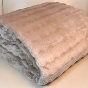 Ćebe Bubble 200x200cm cream