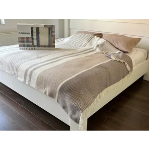 Ćebe Cozy Viktorija 180x220cm Dezen - Selay Bej - Akril/Pamuk