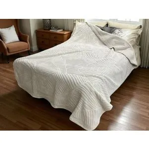 Ćebe Merinos 220x160cm A6 List Bež boja