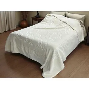 Ćebe Merinos 220x240cm A12 Viktorija Prljavo bela boja