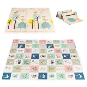 Eco Toys Edukativna Podloga Za Igru Sa Dva Lica, Sklopiva Sa Torbom 200x180