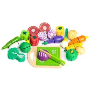 Eco Toys Set Od 20 Delova Drveno Povrće