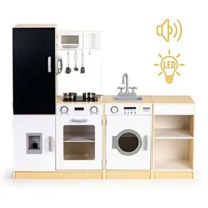 Eco Toys Velika Drvena Kuhinja XXL