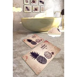 Ecuador Multicolor Bathmat Set (2 Pieces)