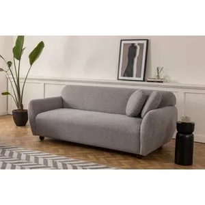 Eddy - Light Grey Light Grey 3-Seat Sofa