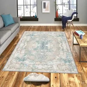 Eexfab722 Multicolor Carpet (160 x 230)