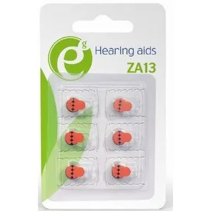 EG-BA-ZA13-01 * ENERGENIE ZA13 zinc-air button cell PAK6