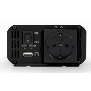 EG-PWC500-01 Gembird 12V Auto inverter DC/AC 500W+USB port