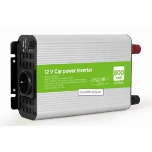 EG-PWC800-01 Gembird 12V Auto inverter DC/AC 800W+USB port