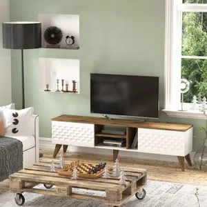 Egg White
Walnut TV Stand