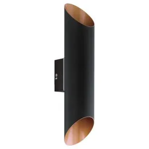 Eglo Agolada spoljna zidna lampa/2, led, 3,7w, čelik/crna