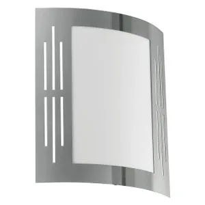 Eglo City  spoljna zidna lampa/1, e27,  inox