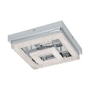 Eglo Fradelo zidna/plafonjera/1, led, 12w, hrom/kristal