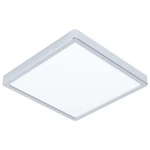 Eglo Fueva 5 nadgradna led, 20w, 2300lm, ip44, 285x285, bela/hrom/plastika