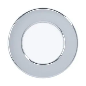 Eglo Fueva 5 ugradbena led, 2,7w, 360lm, prečnik 86, ip44, bela/hrom/plastika