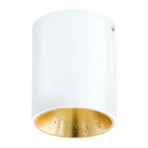 EGLO LED spot POLASSO 3,3W Ø10 cm bela/zlatna 94503