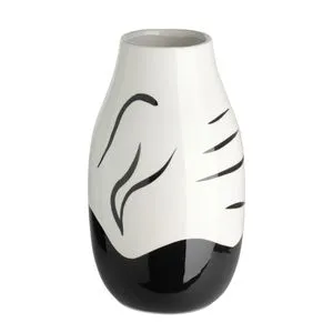 Eglo living keramička vaza, belo crno Yuzawa 421037