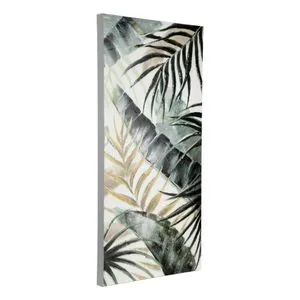 Eglo living slika platno, drvo, pastelno tamno zelena, zlatna Alaminos 423047