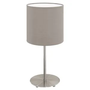 Eglo Pasteri stona lampa/1, e27, nikl/mat, sivozelena