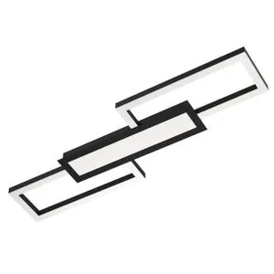 EGLO plafonjera MONIROTE LED 4450 lm 78 cm crna sa daljinskim 99792