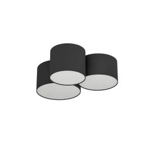 EGLO plafonjera PASTORE 2 3xE27 61 cm crna bela 99508