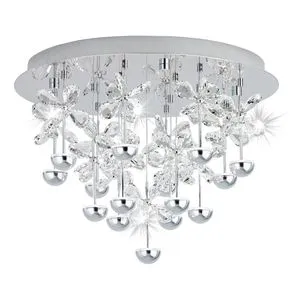 EGLO Plafonjera PIANOPOLI LED Ø500 hrom 39245