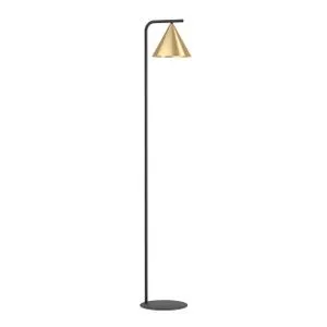 EGLO Podna lampa NARICES E27 162 cm crna/mesing 99594