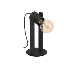 EGLO Stona lampa PLIMSOLL E27 26 cm crna 43849