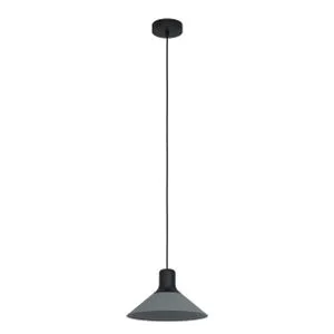 EGLO Viseća lampa ABREOSA E27 28 cm siva/crna 99511