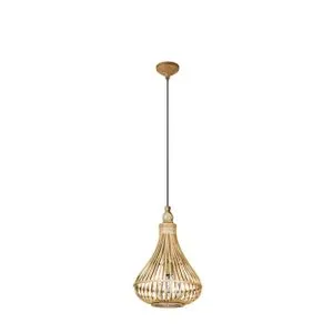 EGLO Viseća lampa AMSFIELD E27 35 cm bambus kap 49772