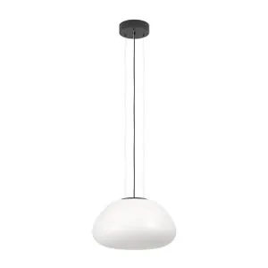 EGLO Viseća lampa BALMES E27 42 cm crna/opal 390201