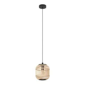 EGLO Viseća lampa BORDESLEY 1xE27 Ø210 bambus 43231