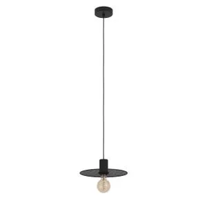 EGLO Viseća lampa IKESTON E27 28 cm crna 43731
