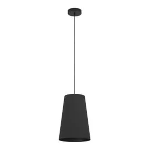 EGLO Viseća lampa PETROSA E27 Ø280 crna 390132