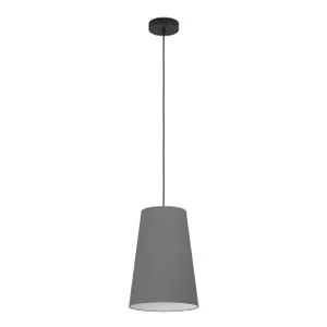 EGLO Viseća lampa PETROSA E27 Ø280 siva 390135