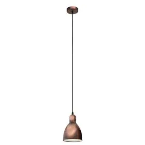 EGLO Viseća lampa PRIDDY 1 E27 Ø15,5 cm antik bakar 49492