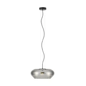 EGLO viseća lampa PRIORAT E27 dimljeno staklo Ø50 cm 39658