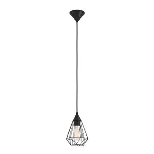 EGLO Viseća lampa TARBES E27 Ø175 crna 94187