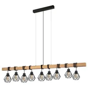 EGLO Viseća lampa TOWNSHEND 5 9xE27 150 cm 43134